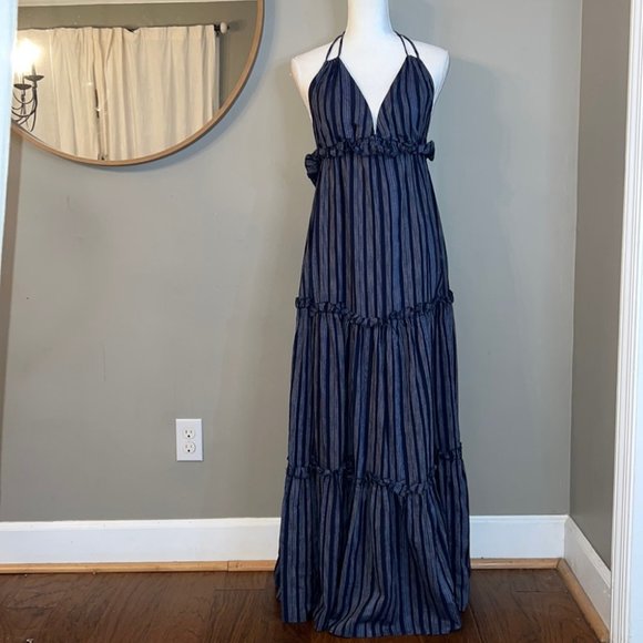Lulus Dresses & Skirts - Lulus Blue Maxi Dress Size M